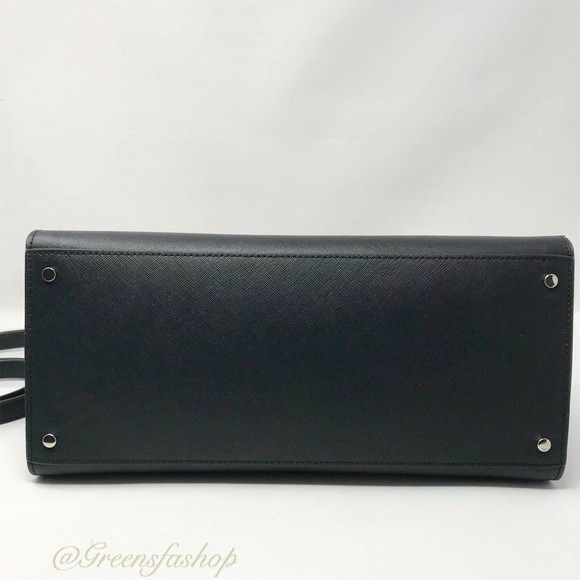 NEW KATE SPADE CAMERON LARGE SATCHEL HANDBAG BLACK - Picture 10 of 11